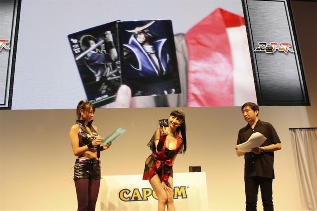 【TGS 2012】カプコンの完全新作『忍者アームズ』、ゲストの森下悠里さんがセクシーすぎる！