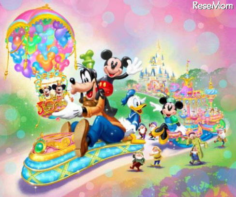 東京ディズニーランドの新パレード「ハピネス・イズ・ヒア」（イメージ）
