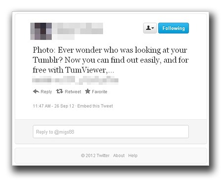 「Twitter」上での “TumViewer” の投稿