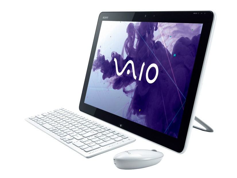 Windows 8搭載、液晶をフラットに傾斜させてタブレットのように利用できる一体型デスクトップ「VAIO Tap 20」