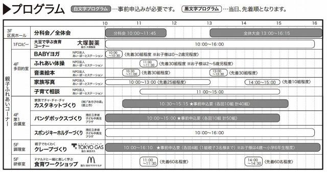 家族の日フォーラム・プログラム