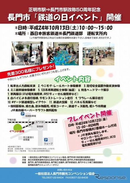 長門市鉄道の日イベント