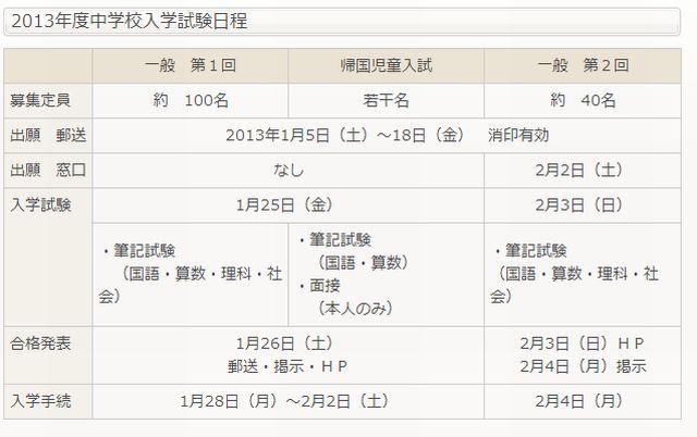 立教新座中学校