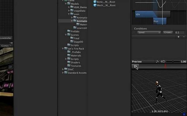 複雑なアニメーションデータもUnity上に集約して手軽に実装・・・モバイルゲーム向けパイプラインのデモ