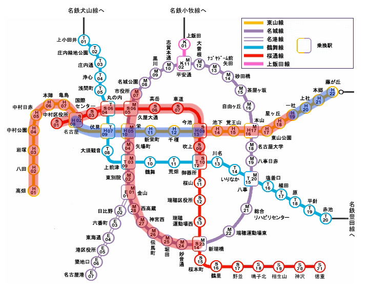 携帯電話サービスが利用可能な全区間（新：赤色、従来：青）