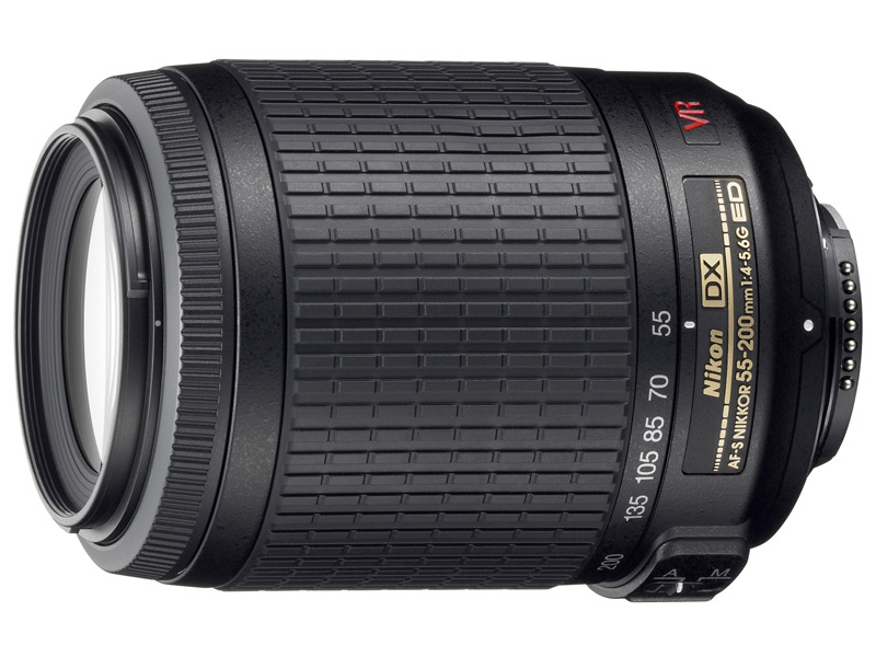　ニコンは6日、手ブレ補正機能を搭載したデジタル一眼レフカメラ専用望遠ズームレンズ「AF-S DX VR ズームニッコール ED 55-200mm F4-5.6G (IF)」を発表。発売は3月29日で、価格は47,250円。