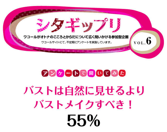 バストは自然に見せるべきか、機能的なブラなどを使って「つくる」べきか