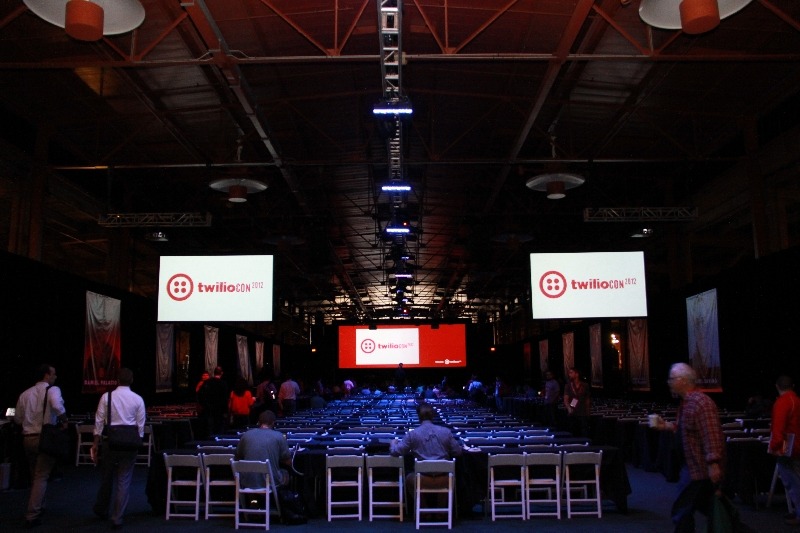 TwilioCON 2012　基調講演の会場