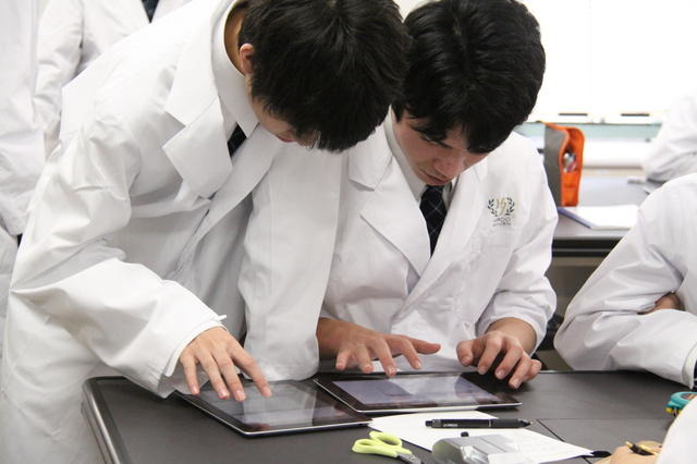 2012年1月の公開授業の様子