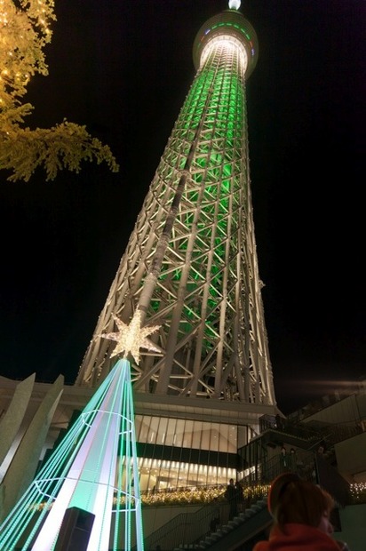 【クリスマス】東京スカイツリーでツリー点灯式……ゆるキャラ祭り？