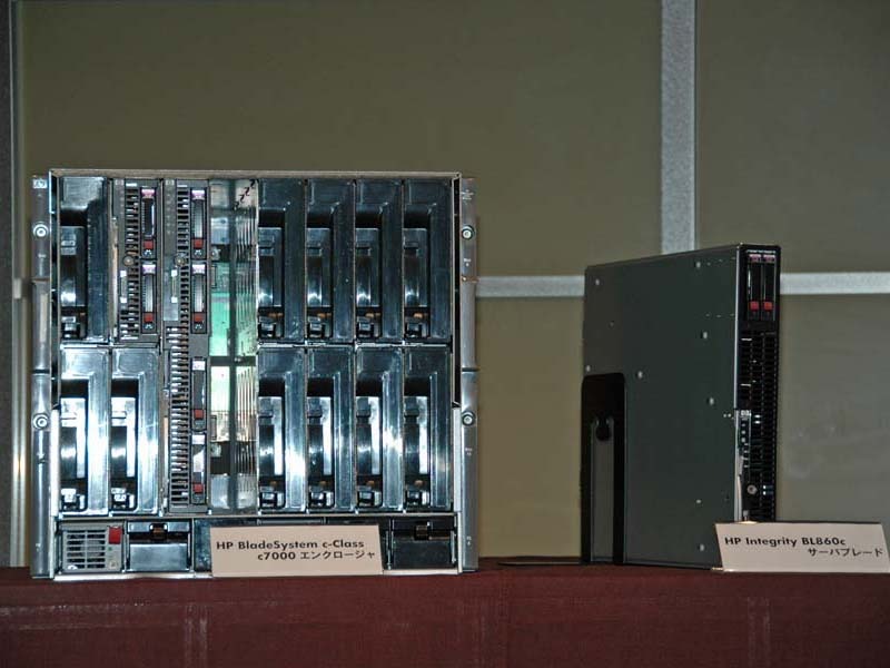 Itanium2プロセッサ搭載のHPの第3世代ブレードサーバBL860c