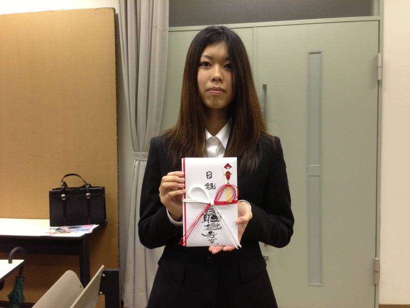 『会話お助けアプリ プロフィールメーカー』にて、アイデア部門最優秀賞を受賞した県立広島大学・藤田弥希さん