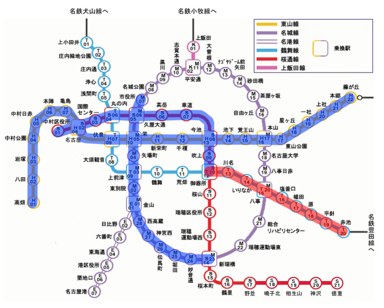 新たに利用可能となる路線（赤色表示）／現在すでに利用可能な路線（青色表示）