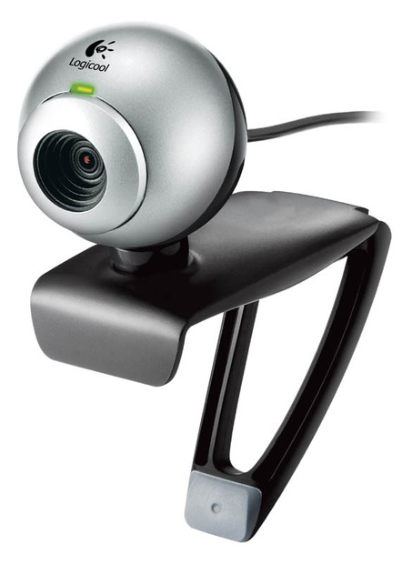 目玉型のウェブカメラ「Qcam Cool」