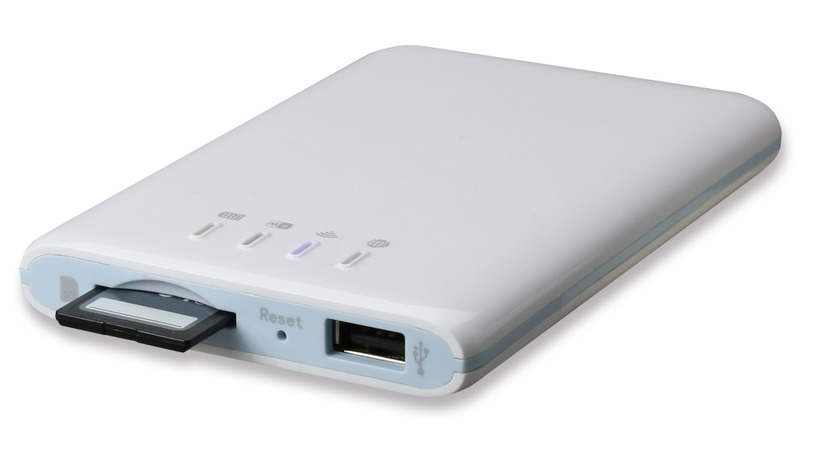 スマホ充電機能付のWi-Fi SDカードリーダー「REX-WIFISD1」