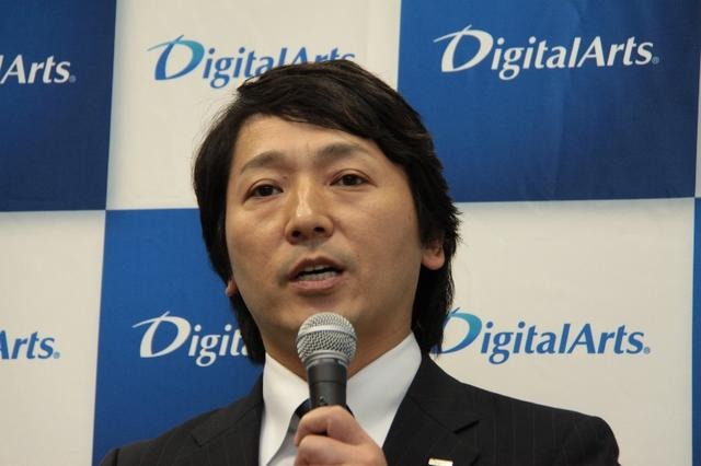 デジタルアーツ 代表取締役社長 道具登志夫氏