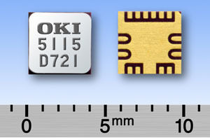 　沖電気工業（OKI）は、10Gbps光通信用EMLドライバICとして、世界一の低消費電力0.45W（振幅2.3Vpp）を実現し世界最小クラスの小型パッケージに搭載した新商品「KGL5115KD」を開発、3月22日よりサンプル出荷を開始した。