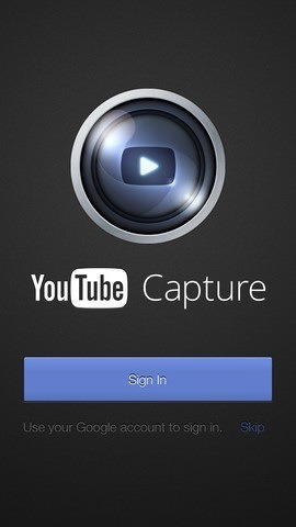 iPhoneアプリ「YouTube Capture」で動画撮影、加工、アップロードが簡単