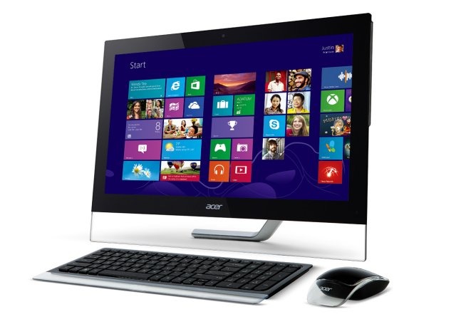 10点マルチタッチ対応23型液晶一体型「A5600U-F34D」。発売は12月21日