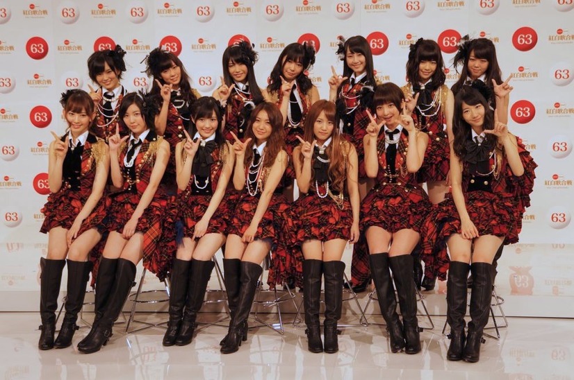 紅白応援隊も務めるAKB48