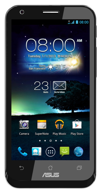 4.7インチの「PadFone 2本体」。