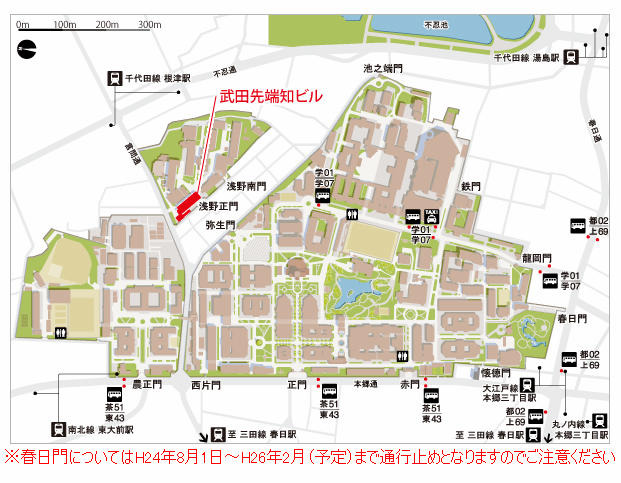 会場の地図