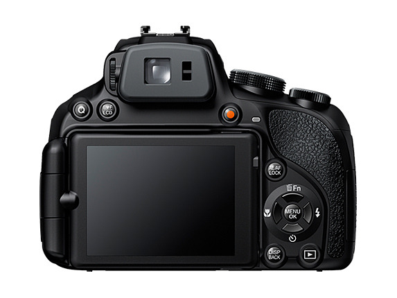「FinePix HS50EXR」背面