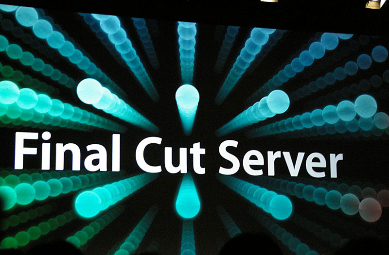 Final Cut Serverのリリースにどっと歓声が上がった