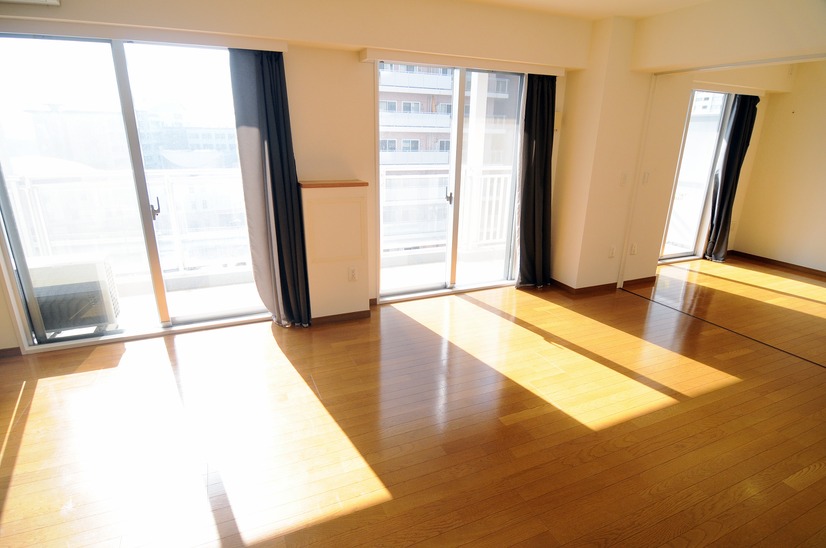 南向きの部屋は日当たり抜群！