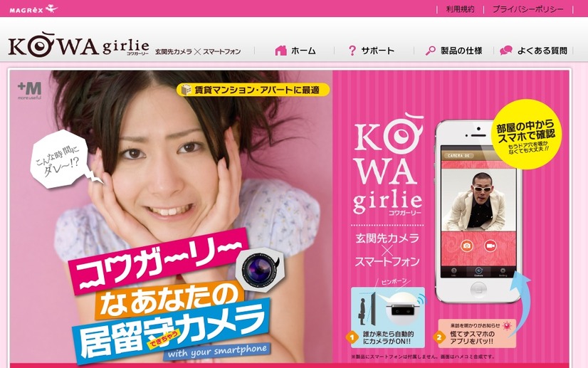 製品紹介ページ