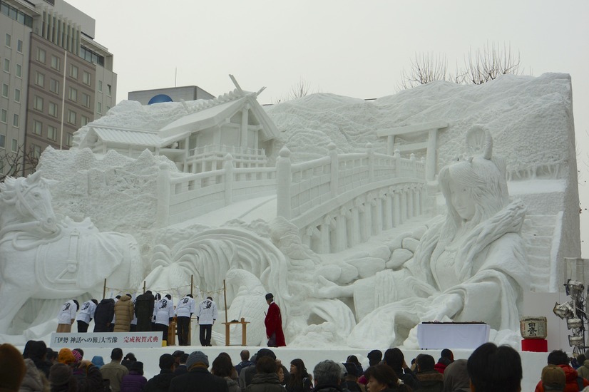 大雪像「伊勢 神話への旅」