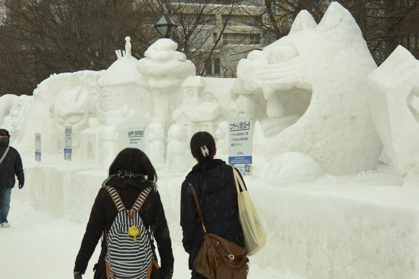 市民雪像