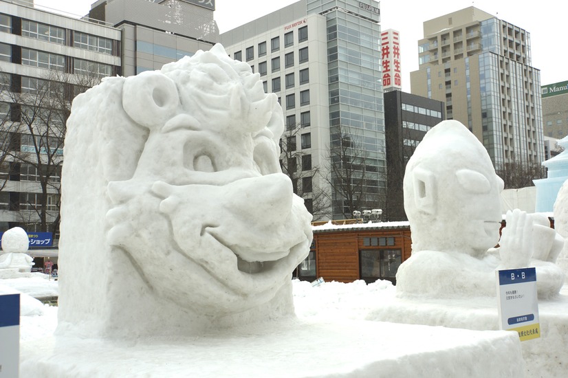 市民雪像