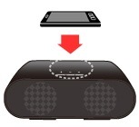 スマートフォン等をかざすイメージ