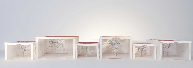 《Notice-Forest:Madison Avenue、NYC”(6 sets of McDonald bag), 》、2011、紙袋、糊