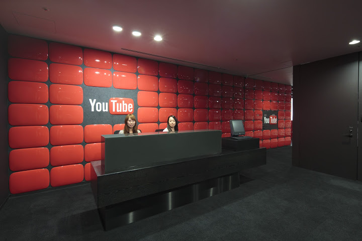 YouTube Space Tokyo受付（六本木ヒルズ29階）