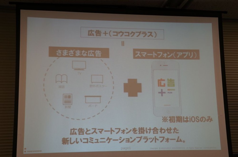 既存にある広告の価値を高めるためにスマートフォンを活用した