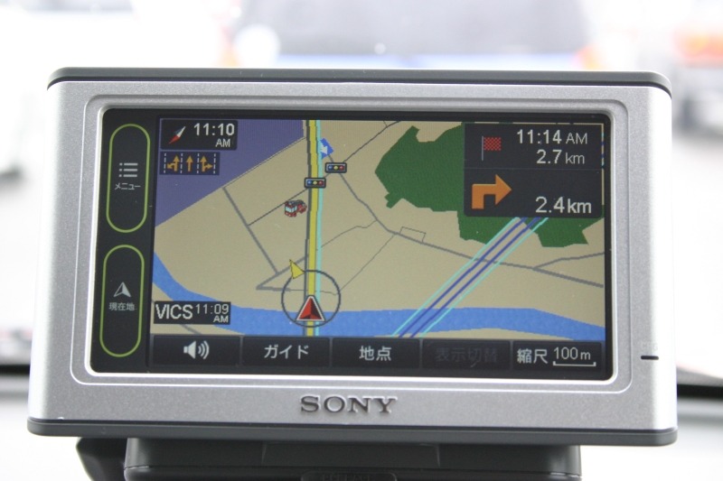 ソニーのPND（Personal Navigation Device）nav-u（NV-U1）