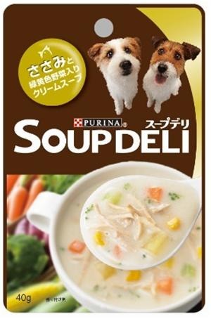 ピュリナ スープデリ ささみと緑黄色野菜入りクリームスープ 40g