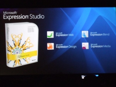 SilveLight開発ツールであるMicrosoft Expression
