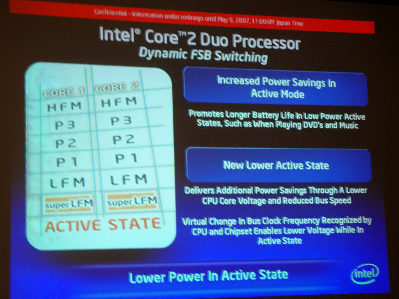　インテルは9日、モバイルPC用の新プラットフォーム・開発コード名「Santa Rosa（サンタローザ）」を正式発表した。同プラットフォームは「Centrino Pro」「Centrino Duo」の2ブランドで展開される。