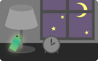 発光するイメージ
