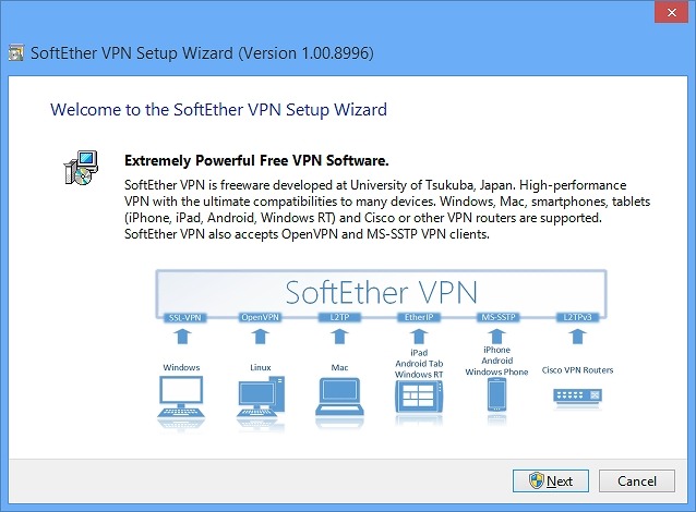 SoftEther VPN Installer