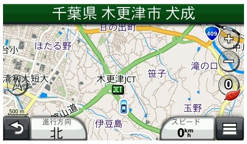 ナビ画面の一例