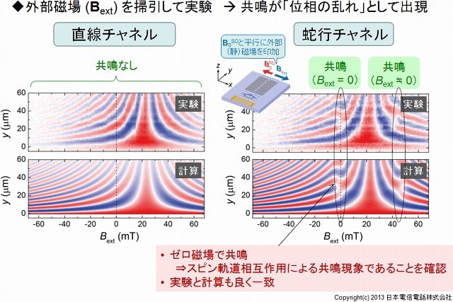 スピン共鳴の計算結果との比較 