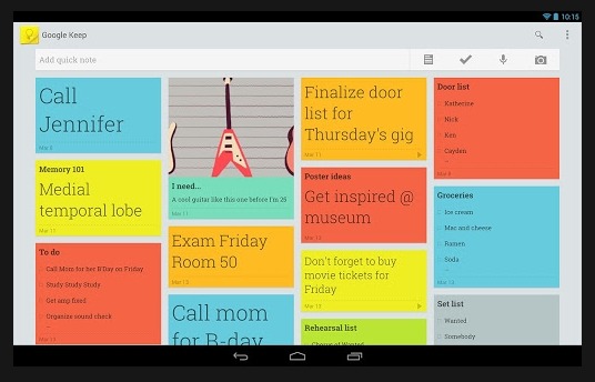 「Google Keep」アプリではメモの色分けが可能