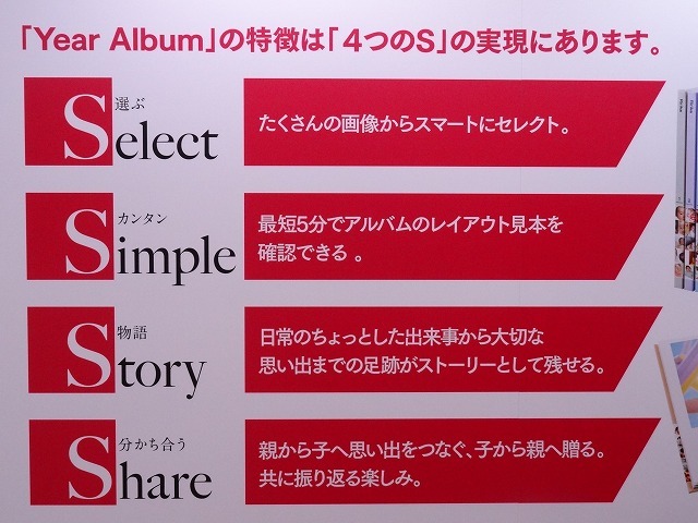 Year Albumの特徴は「4つのS」の実現から始まっている。