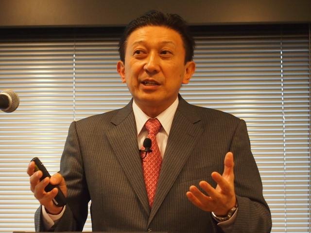 トレンドマイクロの取締役副社長である大三川彰彦氏