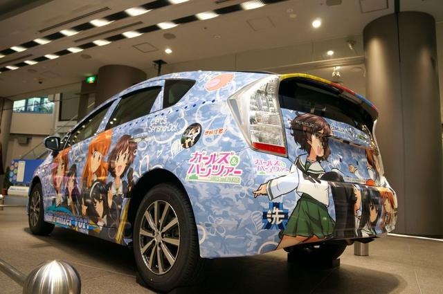 公式痛車のプリウス、240万円で販売…ガールズ＆パンツァー公式