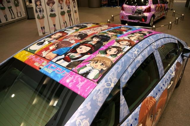 公式痛車のプリウス、240万円で販売…ガールズ＆パンツァー公式